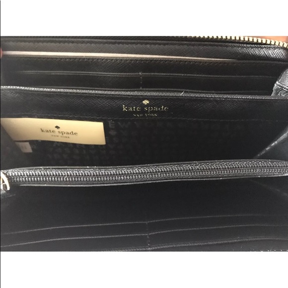 Kate spade jazz things up cat wallet black NWT - Picture 5 of 5